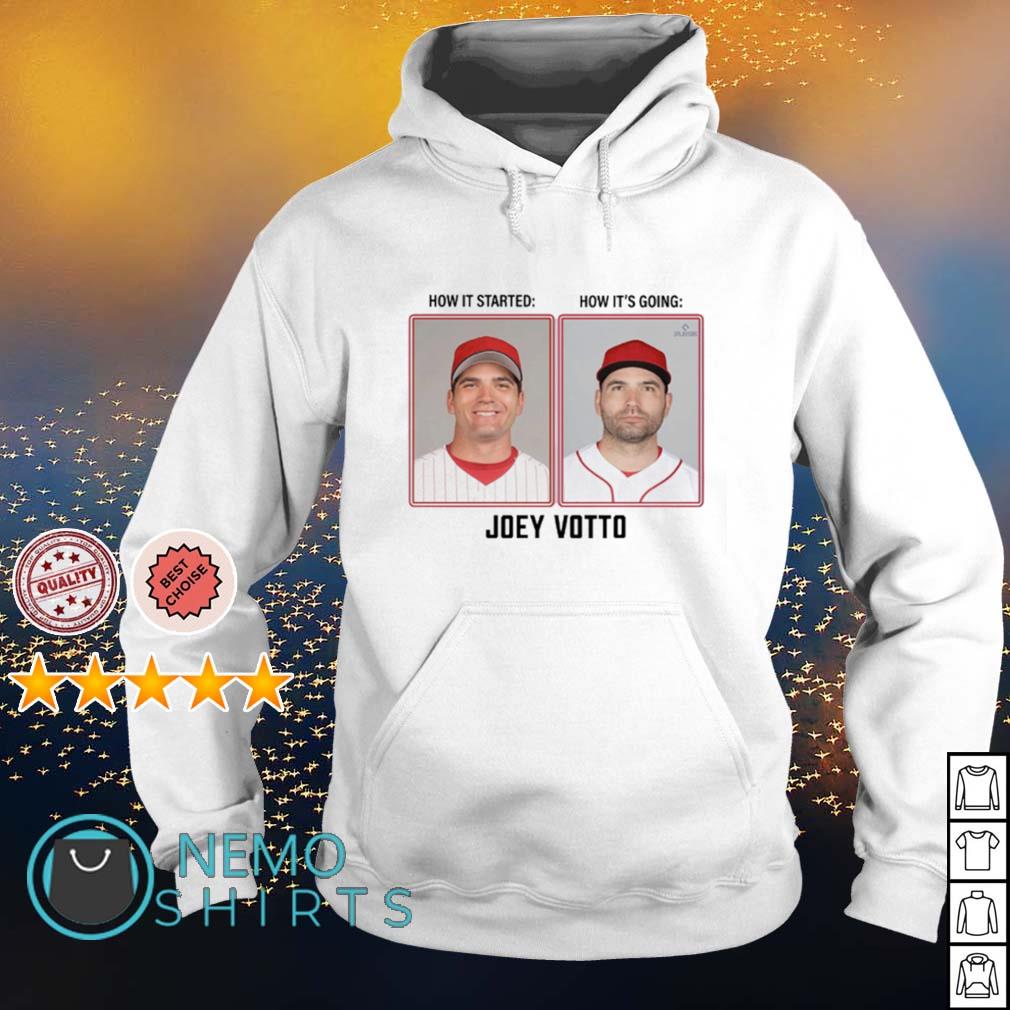 How it started it's going Joey Votto - Adult & Kids T-Shirts, Sweatshirts & Hoodies apparel design preview 2