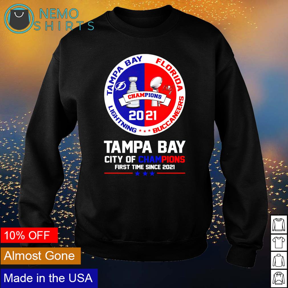 Tampa Bay city of champions first time since 2021 - Adult & Kids T-Shirts, Sweatshirts & Hoodies apparel design preview 4