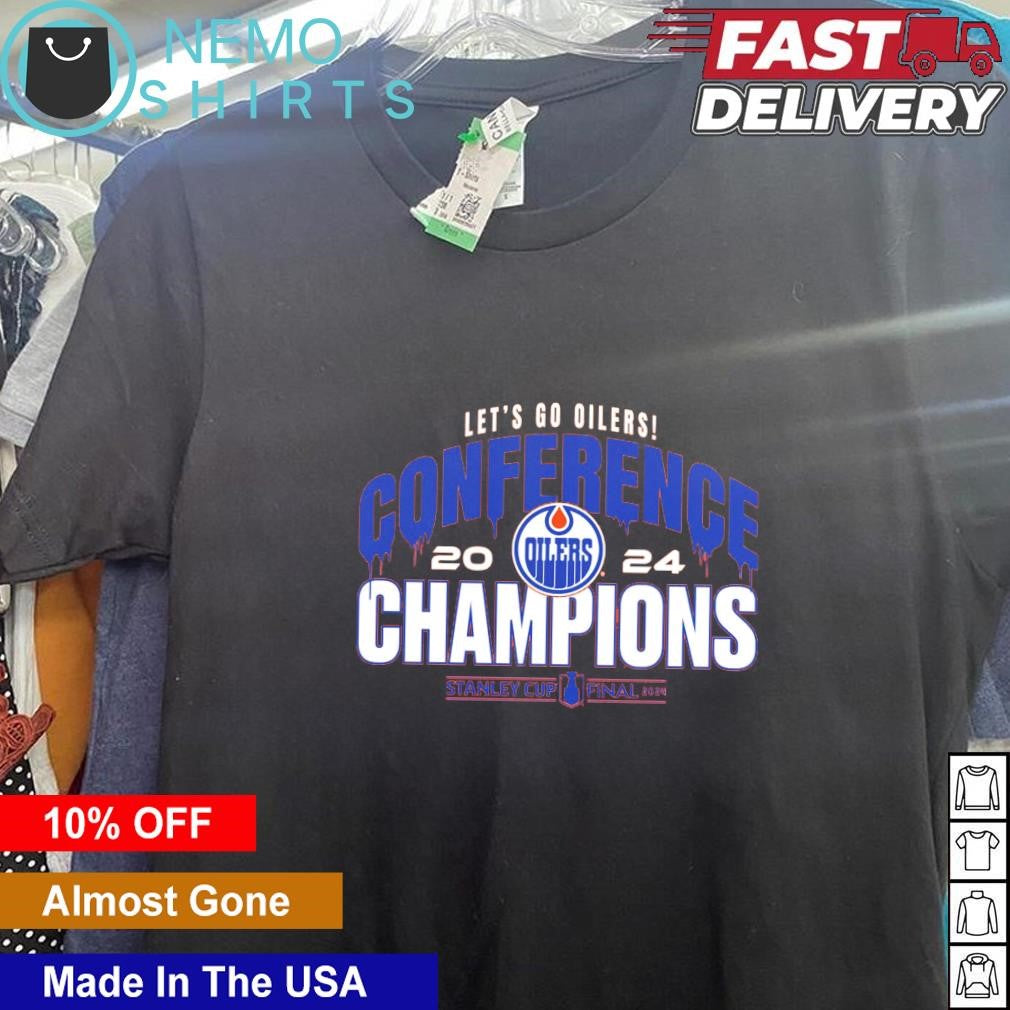 Edmonton Oilers let's go Conference champions - Adult & Kids T-Shirts, Sweatshirts & Hoodies apparel design preview 1