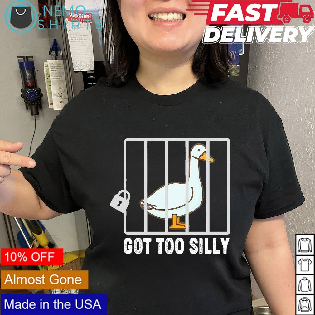 Goose got too silly - Adult & Kids T-Shirts, Sweatshirts & Hoodies apparel design preview 3
