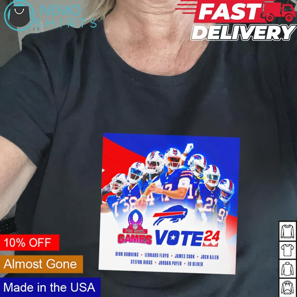 Buffalo Bills vote Pro Bowl Games 2024 - Adult & Kids T-Shirts, Sweatshirts & Hoodies apparel design preview 2