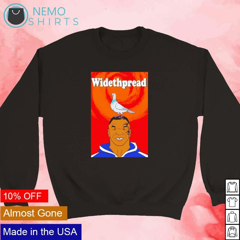 Widethpread bird on Mike Tyson head - Adult & Kids T-Shirts, Sweatshirts & Hoodies apparel design preview 5