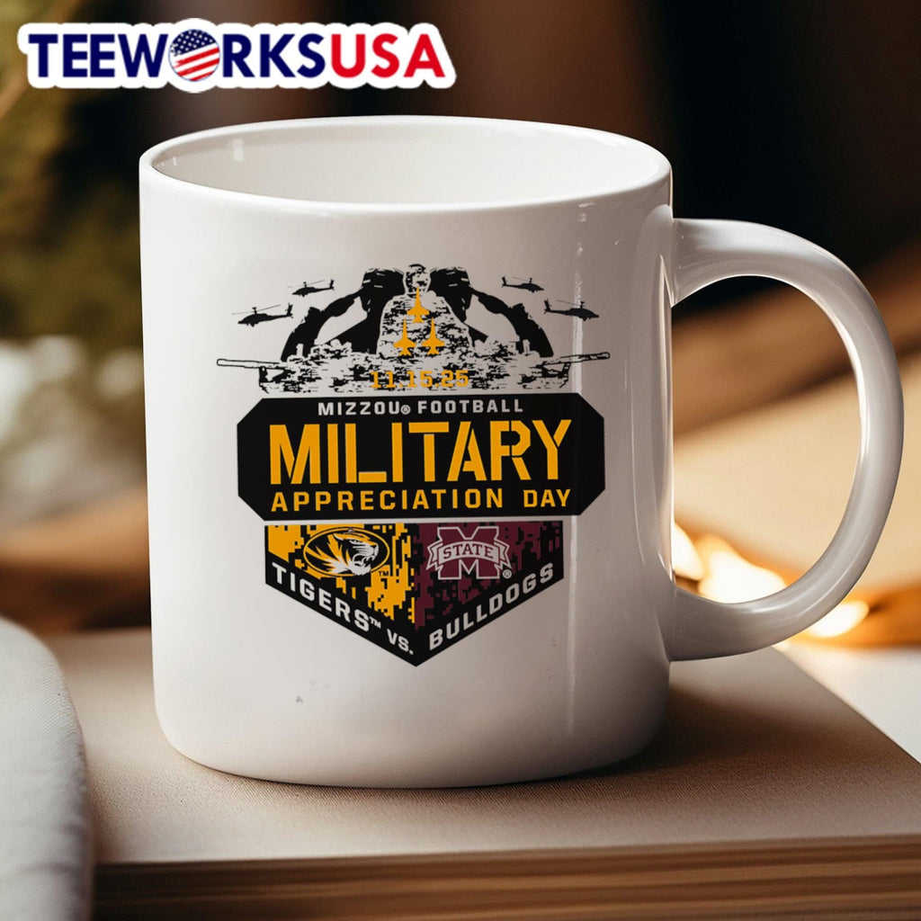 Military Appreciation Day Mizzou Tiger vs Mississippi - Adult & Kids T-Shirts, Sweatshirts & Hoodies apparel design preview 4
