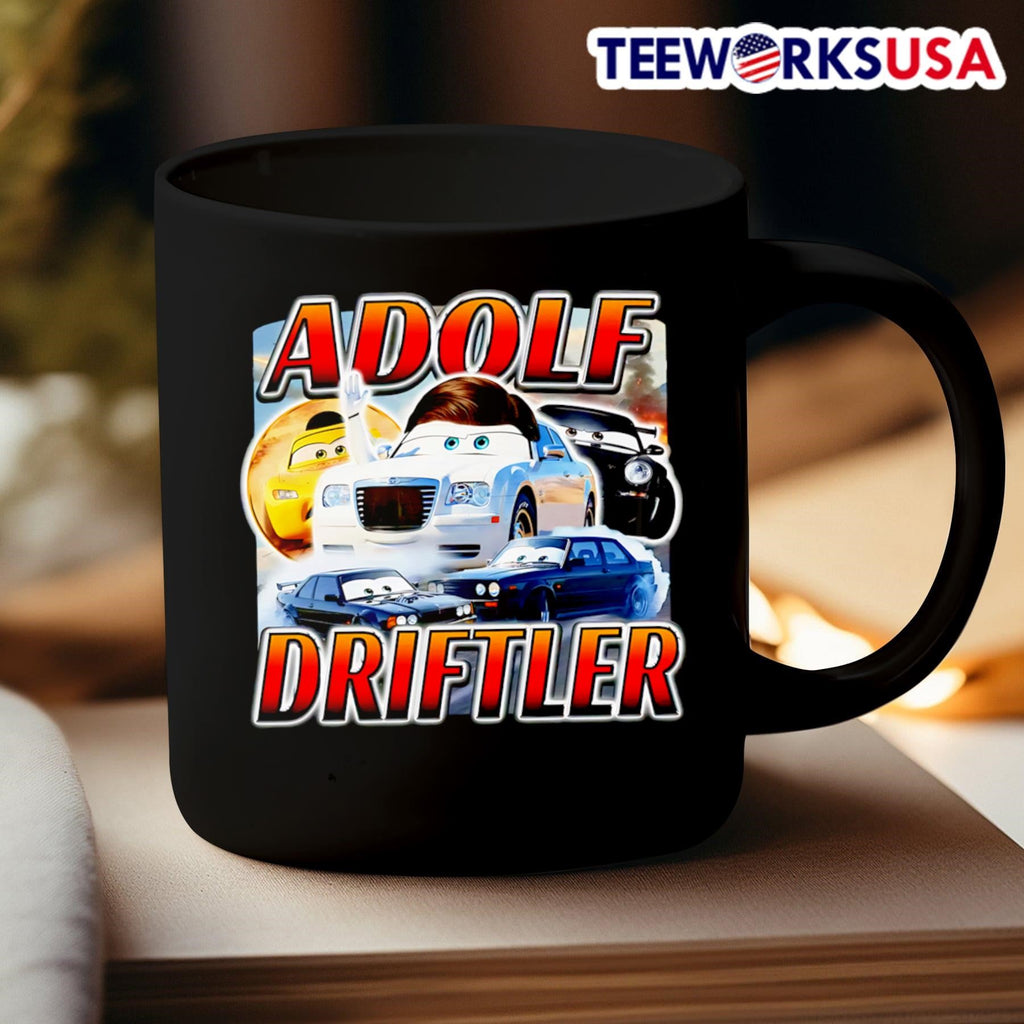 Cars Adolf Driftler - Adult & Kids T-Shirts, Sweatshirts & Hoodies apparel design preview 3