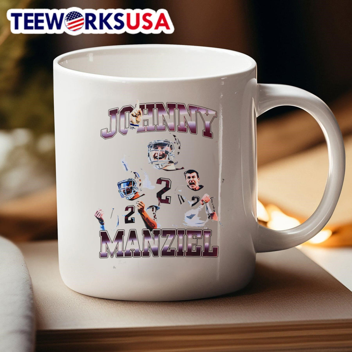 Johnny Manziel football star player - Adult & Kids T-Shirts, Sweatshirts & Hoodies apparel design preview 4