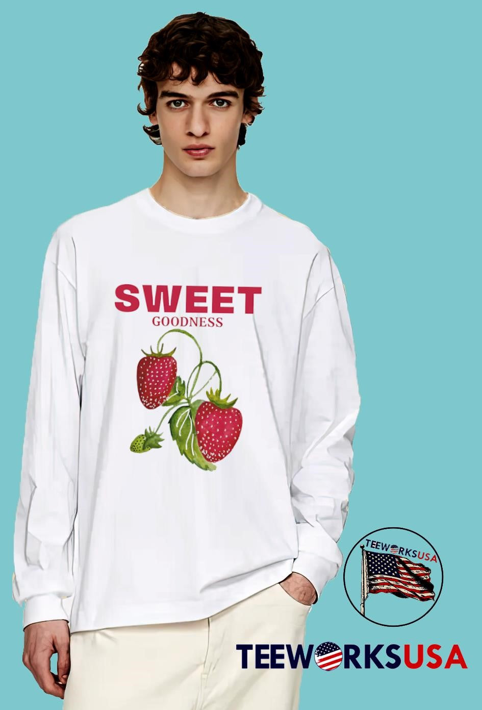Sweet Goodness strawberry - Adult & Kids T-Shirts, Sweatshirts & Hoodies apparel design preview 4