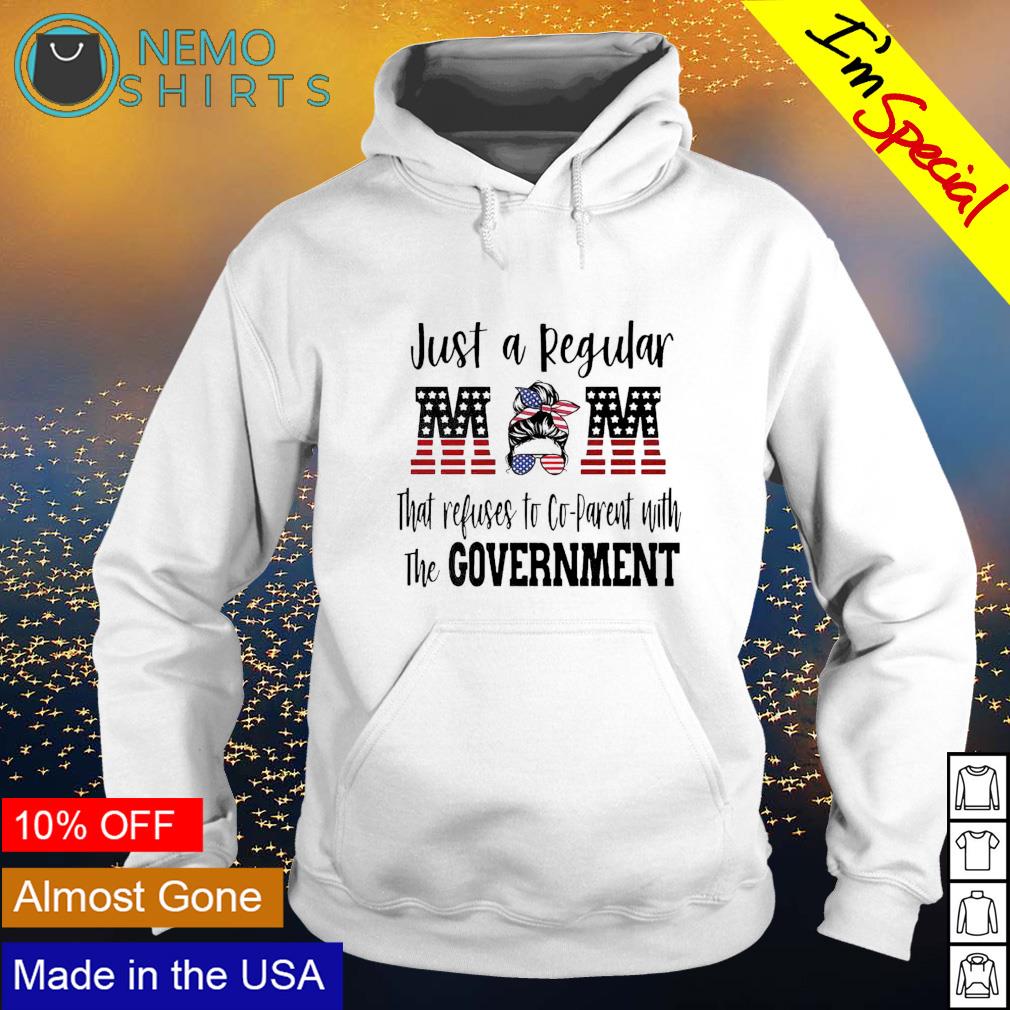 Messy Bun Just a regular mom that refuses to - Adult & Kids T-Shirts, Sweatshirts & Hoodies apparel design preview 2
