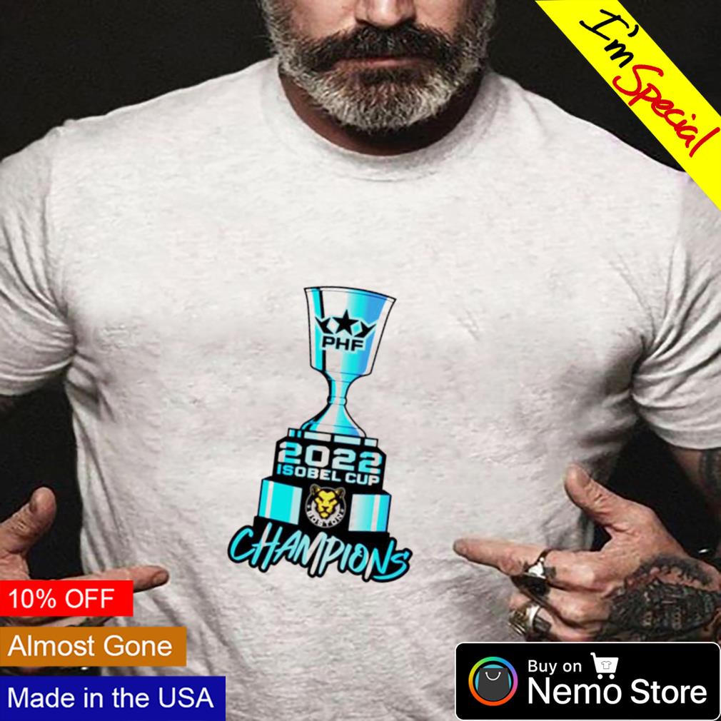PHF 2022 Isobel Cup Champions - Adult & Kids T-Shirts, Sweatshirts & Hoodies apparel design preview 4