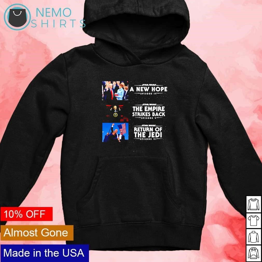 TRump 2016 A new hope 2020 The empire strikes back - Adult & Kids T-Shirts, Sweatshirts & Hoodies apparel design preview 2