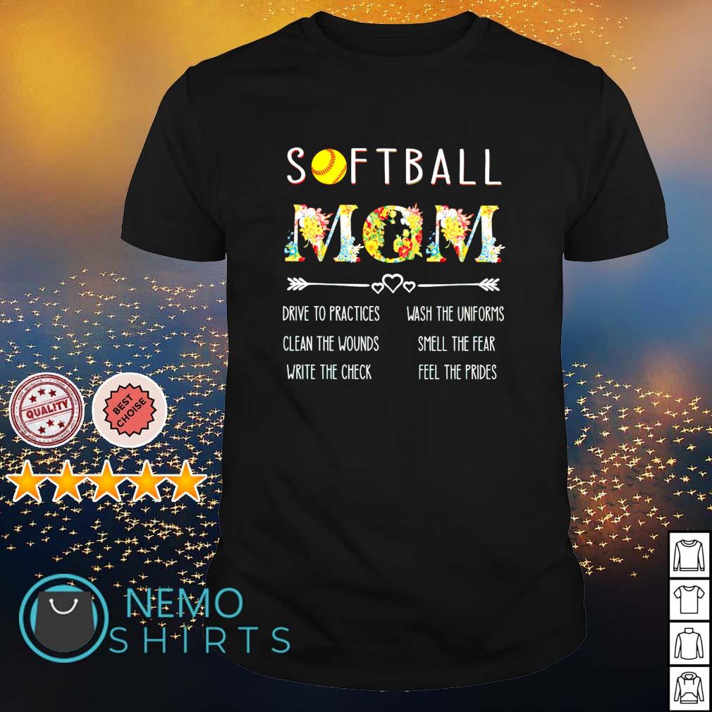 Softball Mom drive to practives - Adult & Kids T-Shirts, Sweatshirts & Hoodies apparel design preview 1