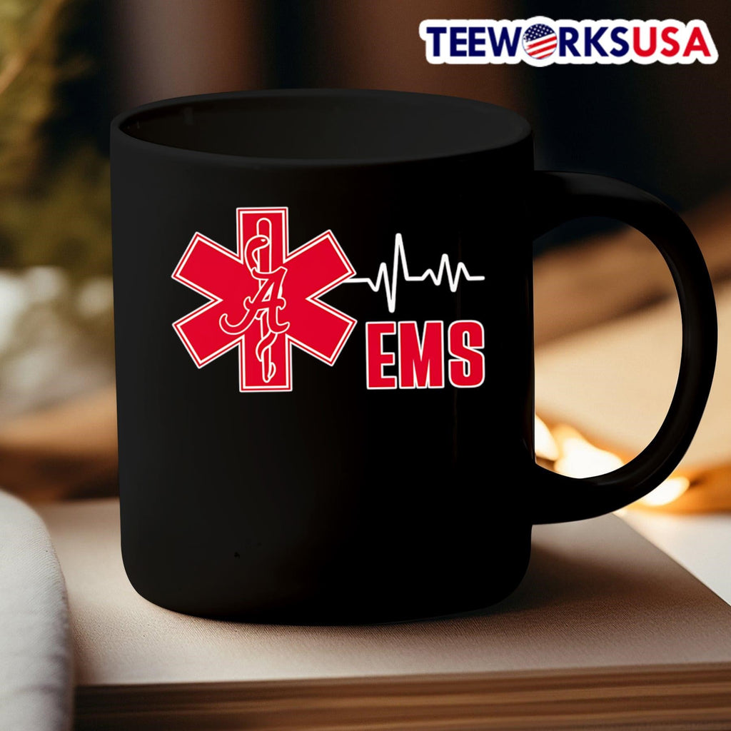 Ems heartbeat Alabama Crimson Tide logo - Adult & Kids T-Shirts, Sweatshirts & Hoodies apparel design preview 3