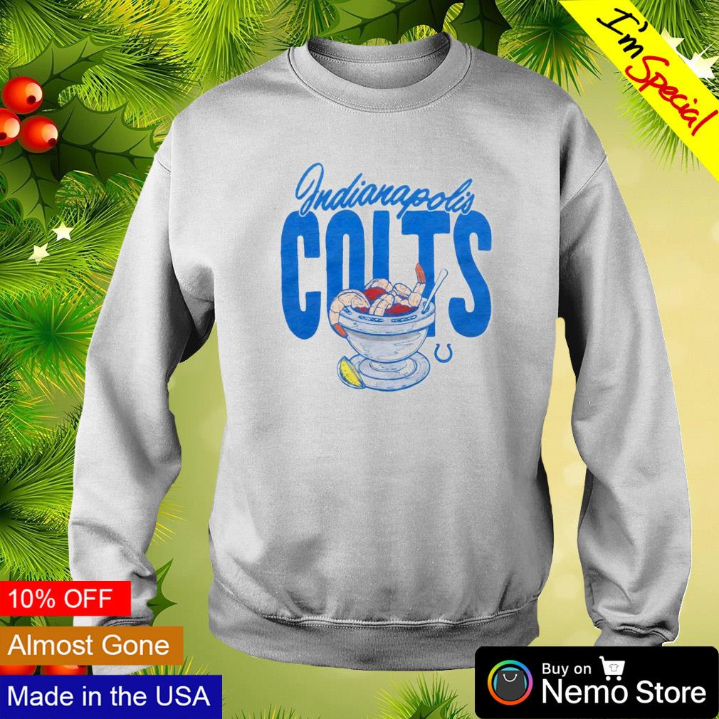 Indianapolis Colts shrimp cocktail - Adult & Kids T-Shirts, Sweatshirts & Hoodies apparel design preview 4