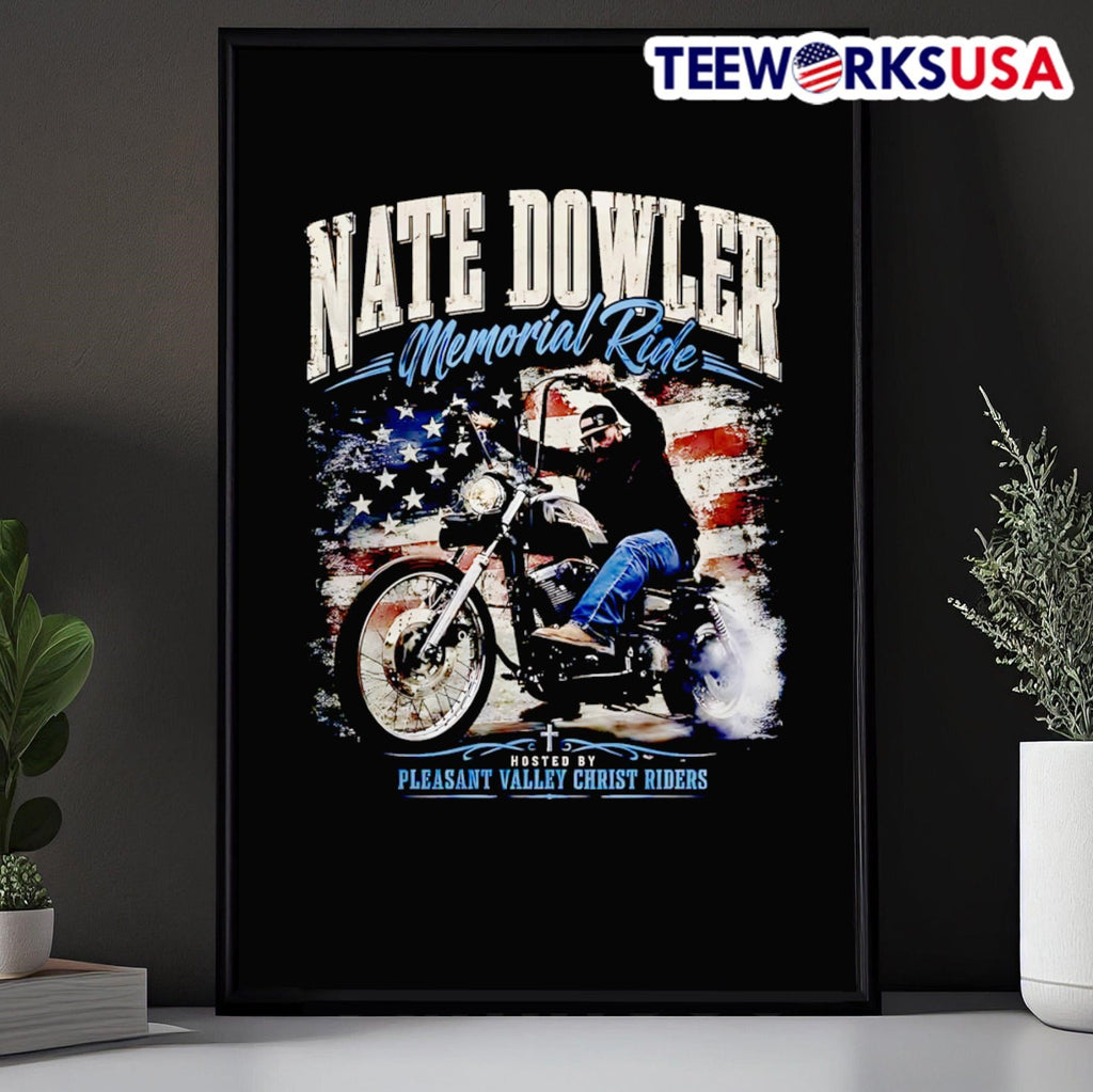 Nate Dowler Memorial Ride Hosted By Pleasant Valley - Adult & Kids T-Shirts, Sweatshirts & Hoodies apparel design preview 5