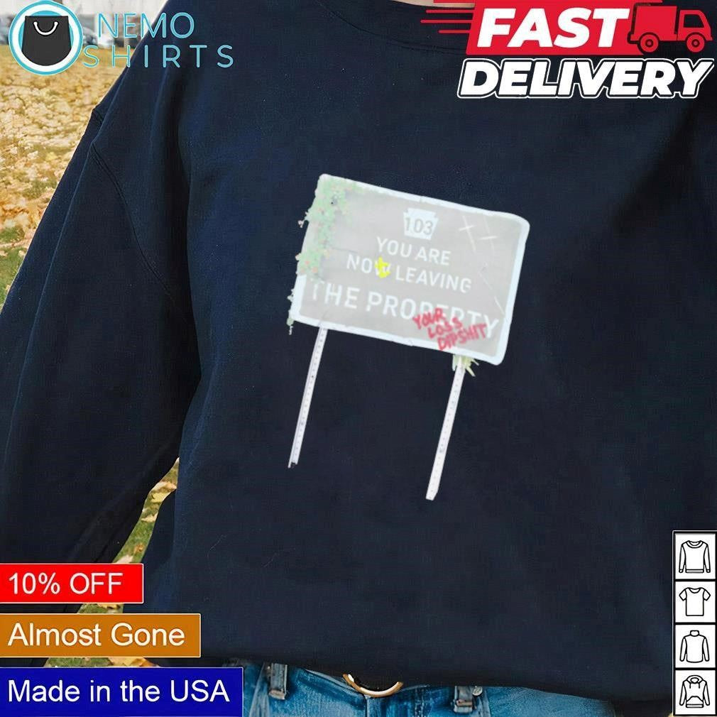 Waterparks 103 you not leaving the property - Adult & Kids T-Shirts, Sweatshirts & Hoodies apparel design preview 1