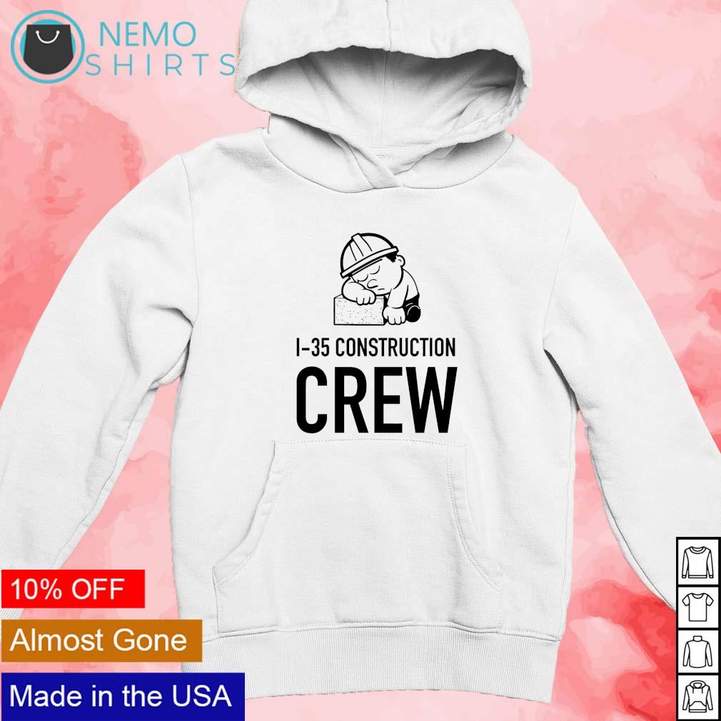 I35 constuction crew sleepy man - Adult & Kids T-Shirts, Sweatshirts & Hoodies apparel design preview 2