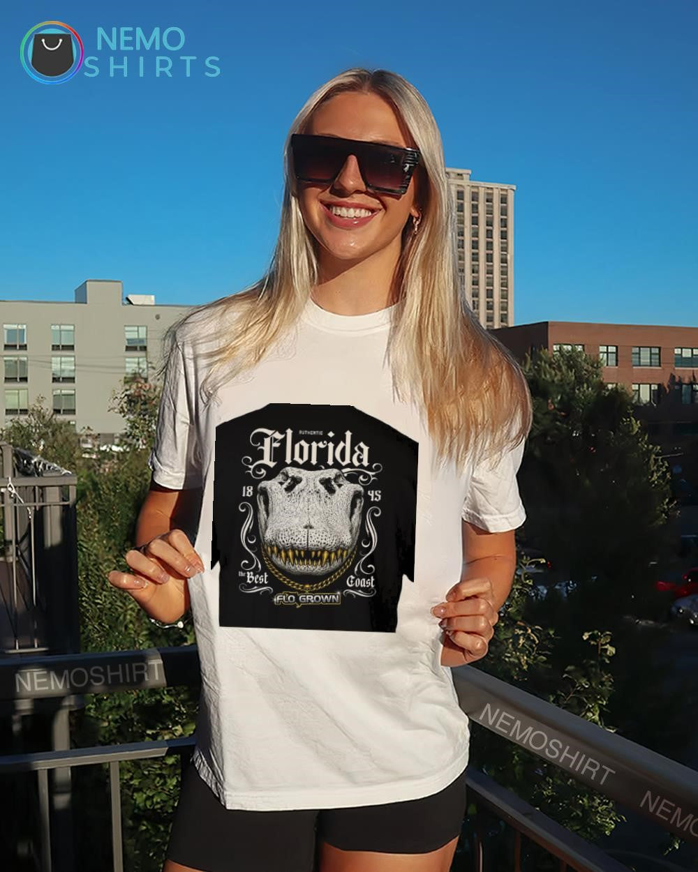 Florida gator authentic 1845 best coast - Adult & Kids T-Shirts, Sweatshirts & Hoodies apparel design preview 4