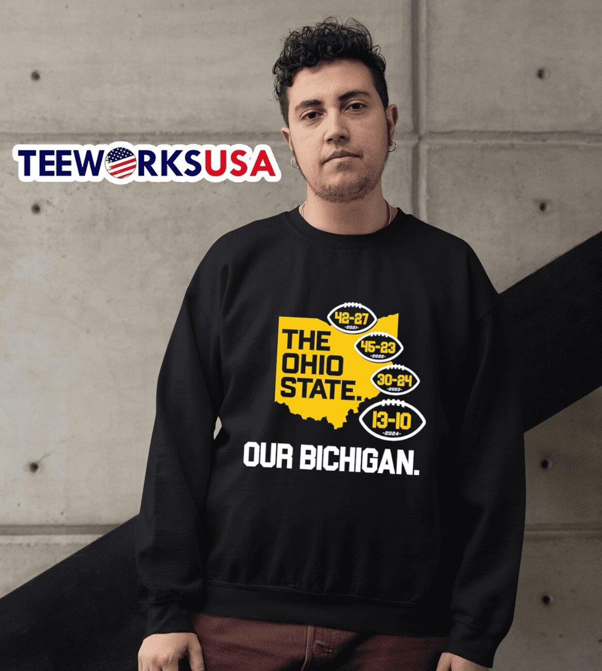 The Ohio State our Bichigan 2024 - Adult & Kids T-Shirts, Sweatshirts & Hoodies apparel design preview 6