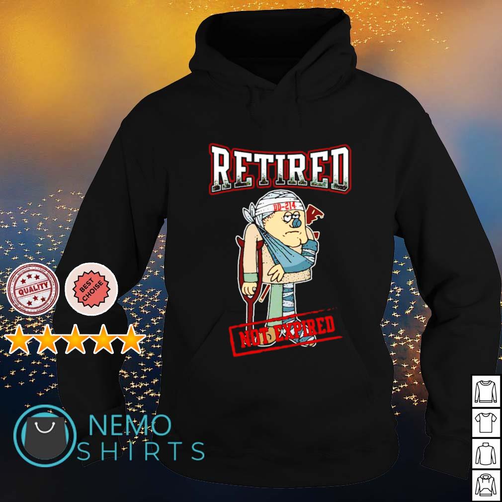 Retired DD-214 not expired - Adult & Kids T-Shirts, Sweatshirts & Hoodies apparel design preview 2