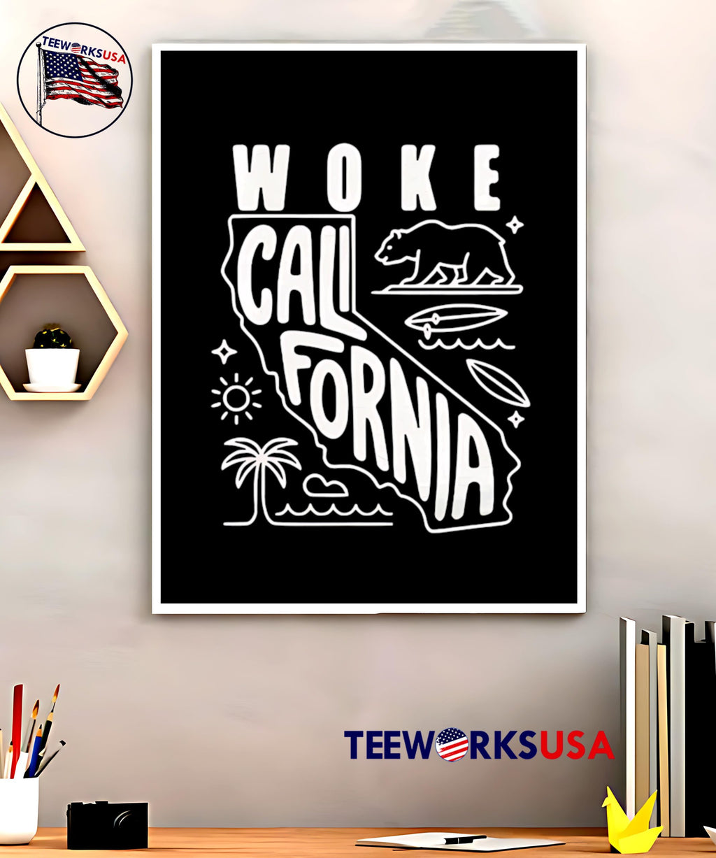 Woke California protest - Adult & Kids T-Shirts, Sweatshirts & Hoodies apparel design preview 5