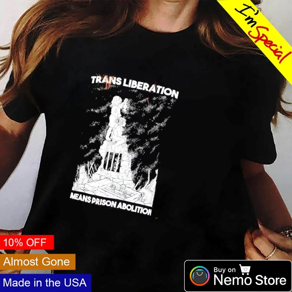 Trans Liberation Means Prison Abolition - Adult & Kids T-Shirts, Sweatshirts & Hoodies apparel design preview 3