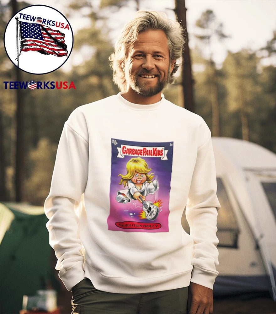 Demolition Dolly Garbage Pail - Adult & Kids T-Shirts, Sweatshirts & Hoodies apparel design preview 5
