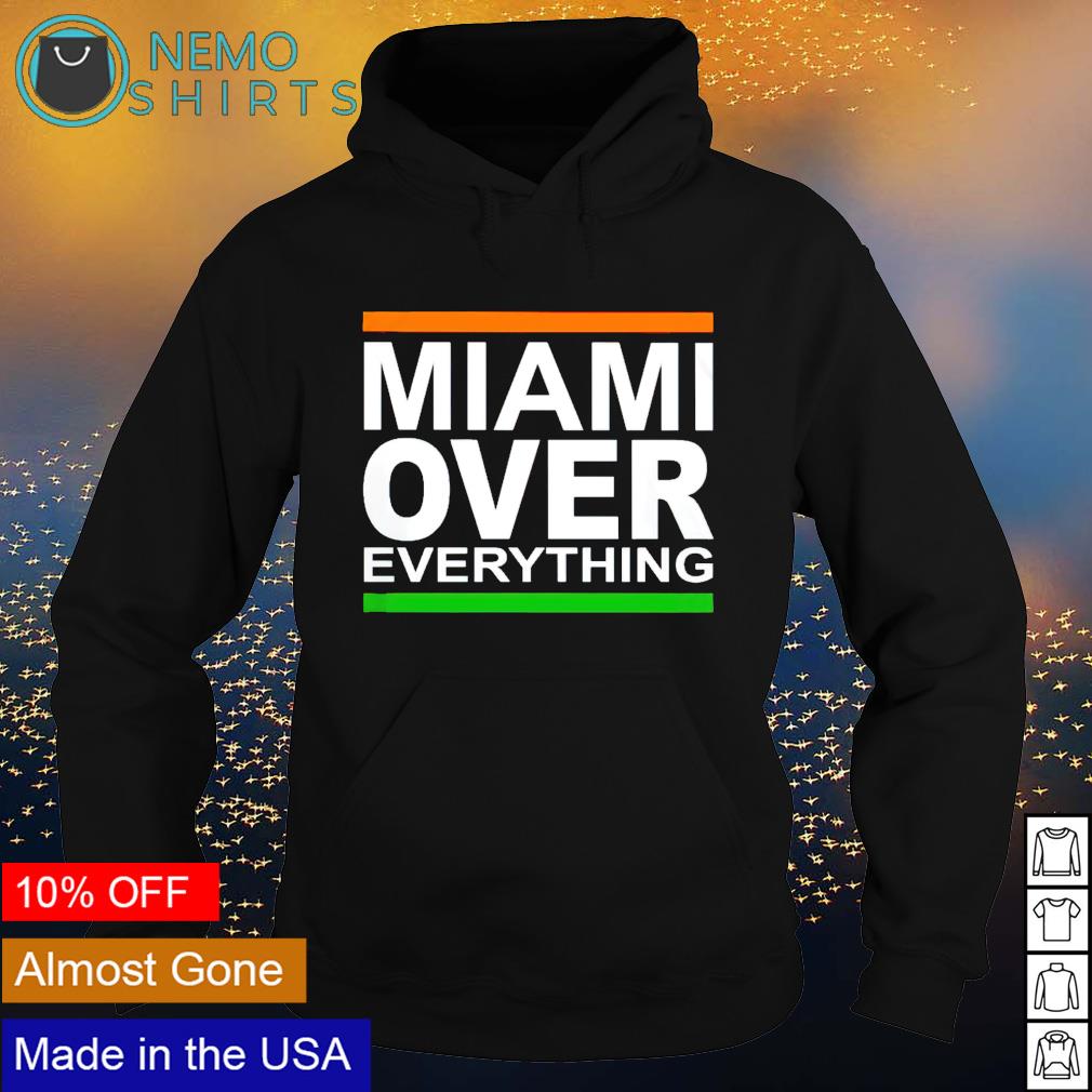 David Cooney Miami Hurricanes over everything - Adult & Kids T-Shirts, Sweatshirts & Hoodies apparel design preview 2