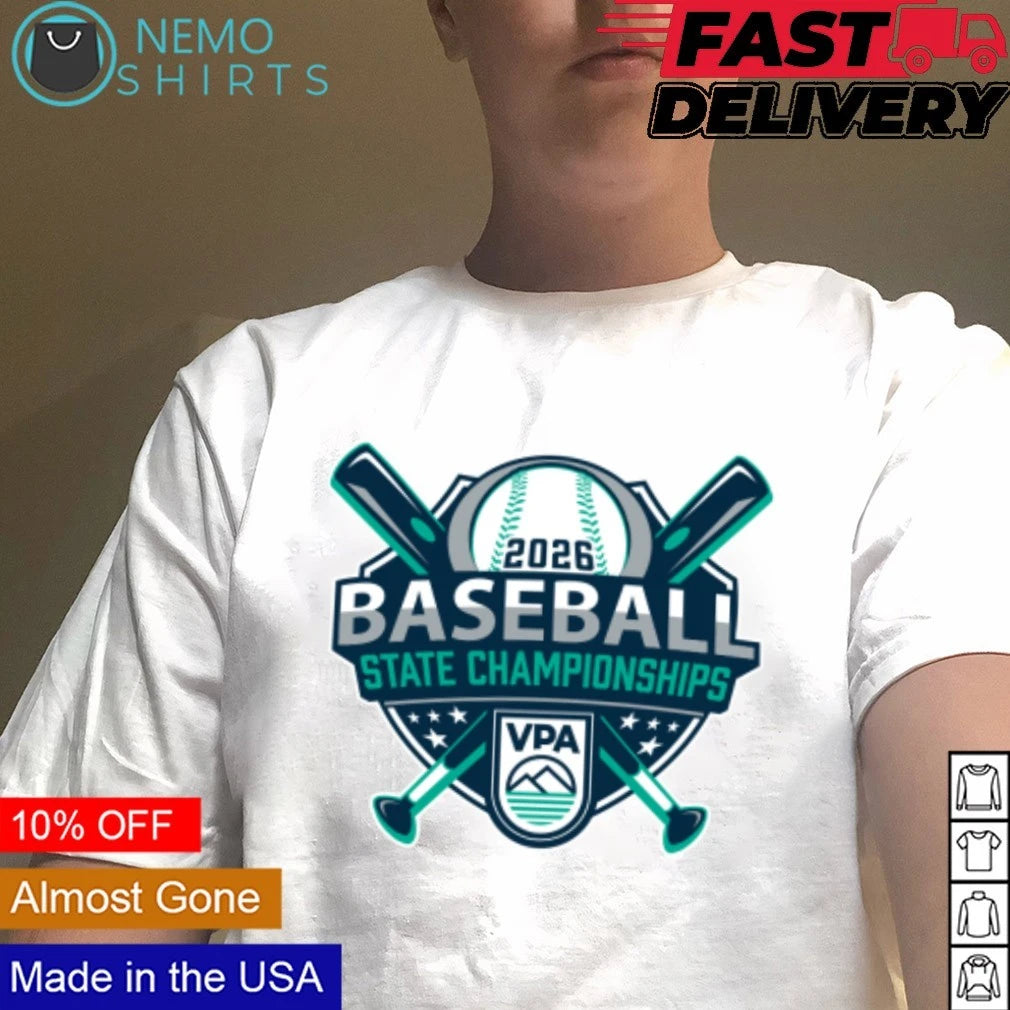 VPA Baseball State Championships 2026 - Adult & Kids T-Shirts, Sweatshirts & Hoodies apparel design preview 4