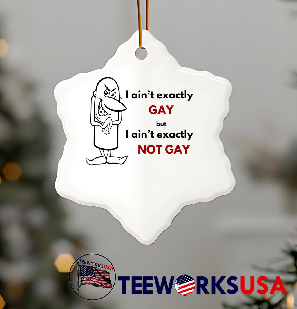 I ain't exactly Gay but not - Adult & Kids T-Shirts, Sweatshirts & Hoodies apparel design preview 7