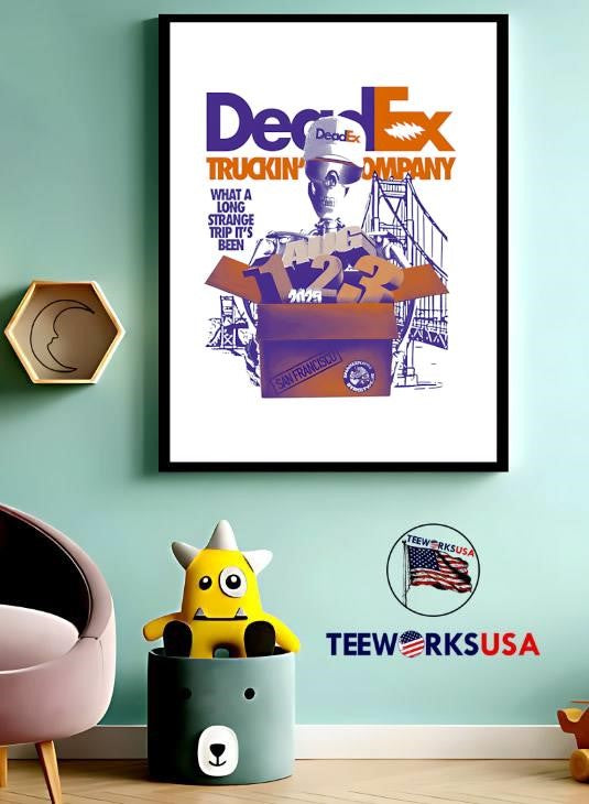 DeadEx Truckin' Company Aug 123 2025 - Adult & Kids T-Shirts, Sweatshirts & Hoodies apparel design preview 3