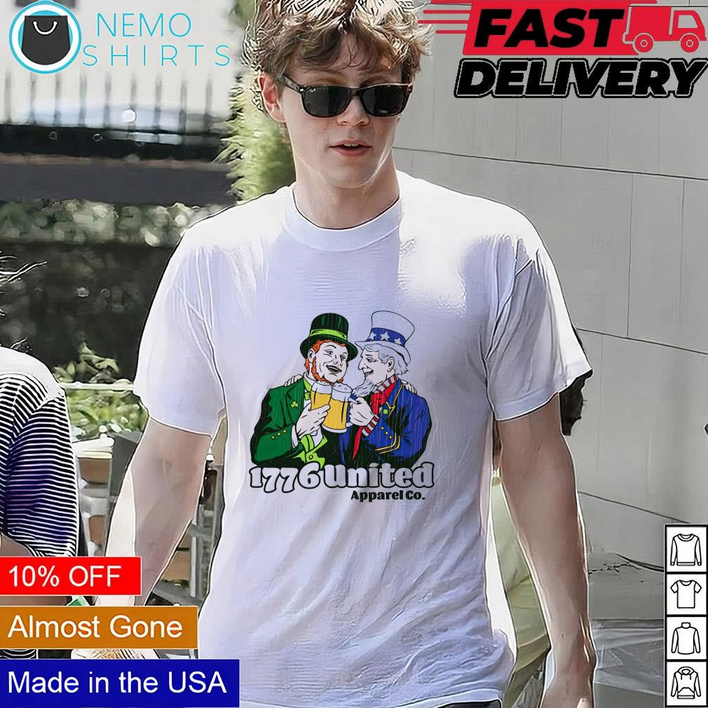 Uncle Sam 1776 united St. Patrick's day - Adult & Kids T-Shirts, Sweatshirts & Hoodies apparel design preview 4