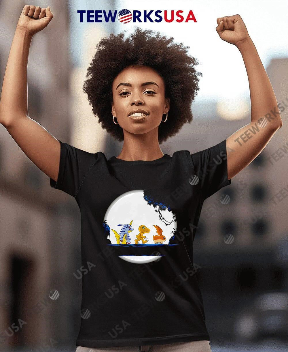 Hakuna Digitata cartoon moon - Adult & Kids T-Shirts, Sweatshirts & Hoodies apparel design preview 8