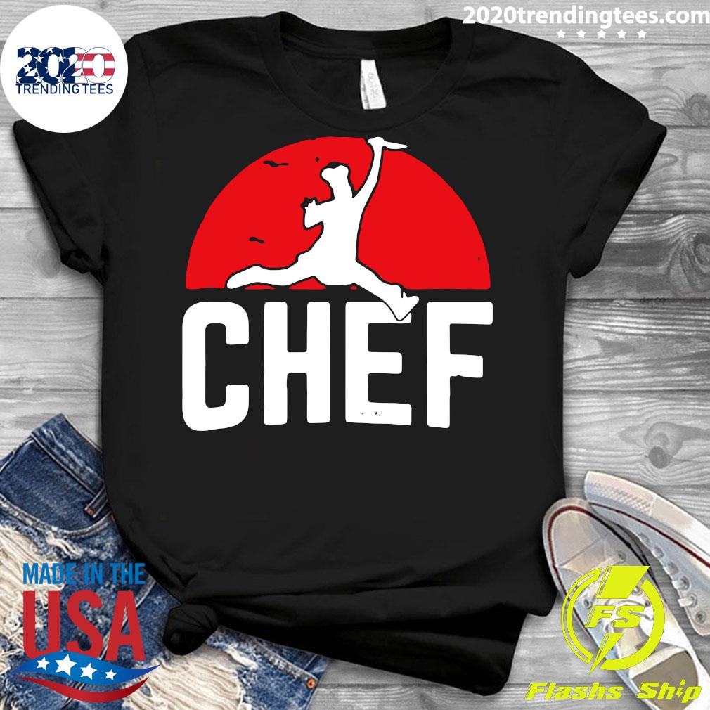 Chef Jumping Knife Blood Moon - Adult & Kids T-Shirts, Sweatshirts & Hoodies apparel design preview 3