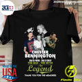 Chester Bennington 1976 2017 The Man Myth Legend - Adult & Kids T-Shirts, Sweatshirts & Hoodies apparel design preview 1