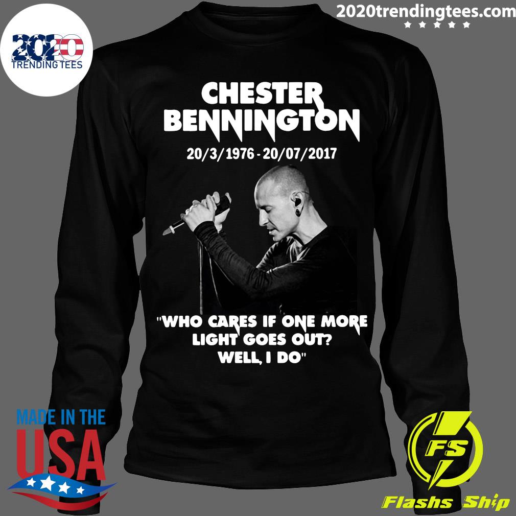 Chester Bennington Who Cares If One More Light Goes - Adult & Kids T-Shirts, Sweatshirts & Hoodies apparel design preview 4