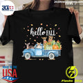 Chihuahua Hello Fall - Adult & Kids T-Shirts, Sweatshirts & Hoodies apparel design preview 1