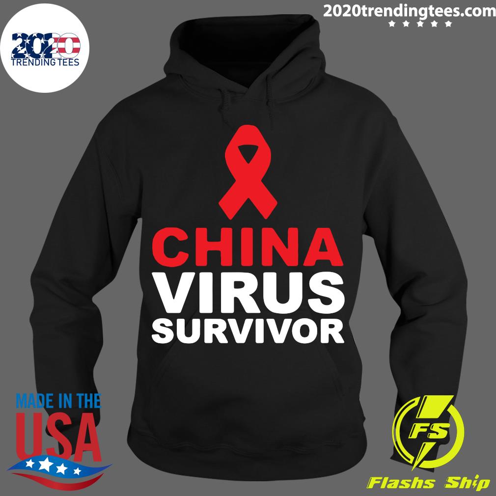 China Virus Survivor - Adult & Kids T-Shirts, Sweatshirts & Hoodies apparel design preview 2