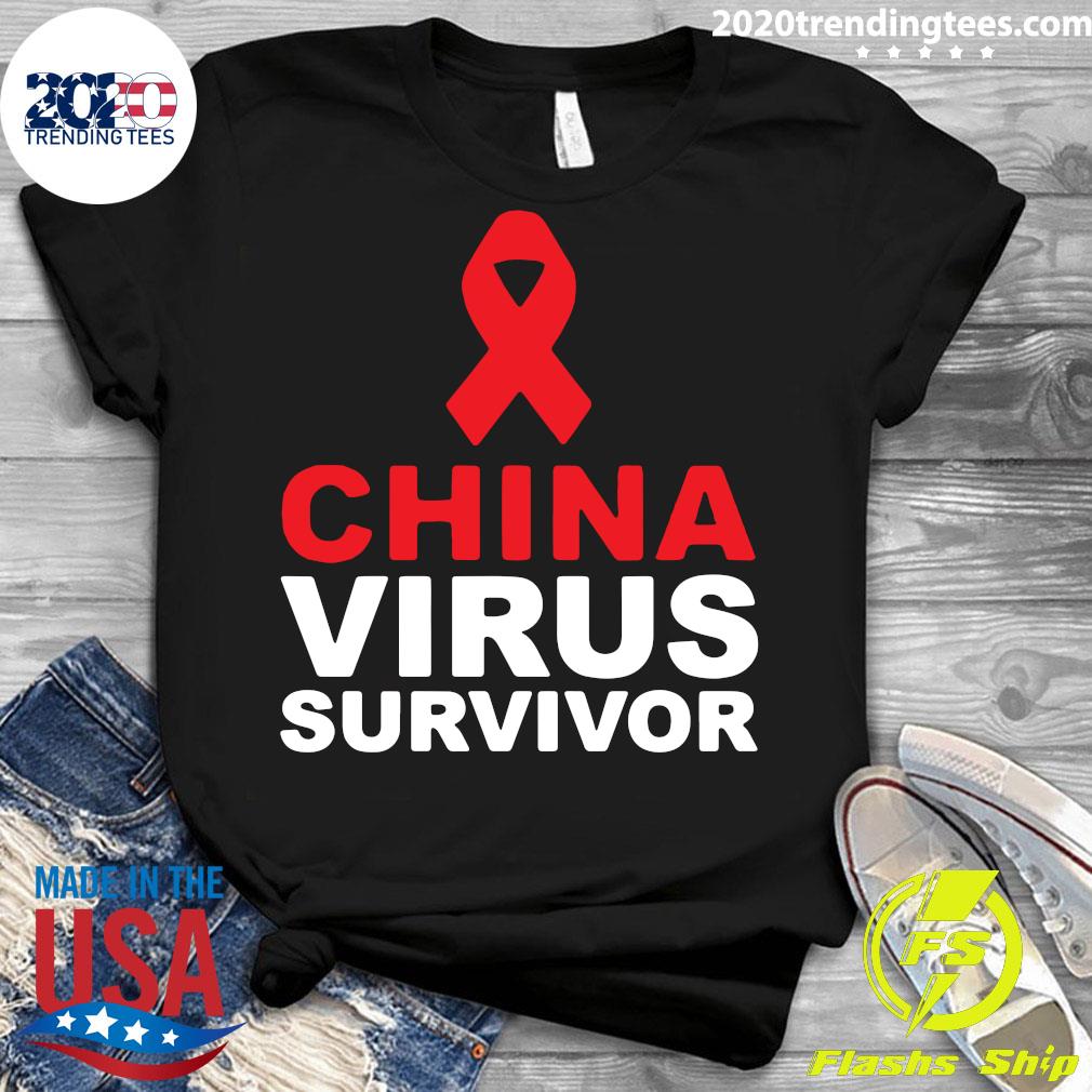 China Virus Survivor - Adult & Kids T-Shirts, Sweatshirts & Hoodies apparel design preview 3