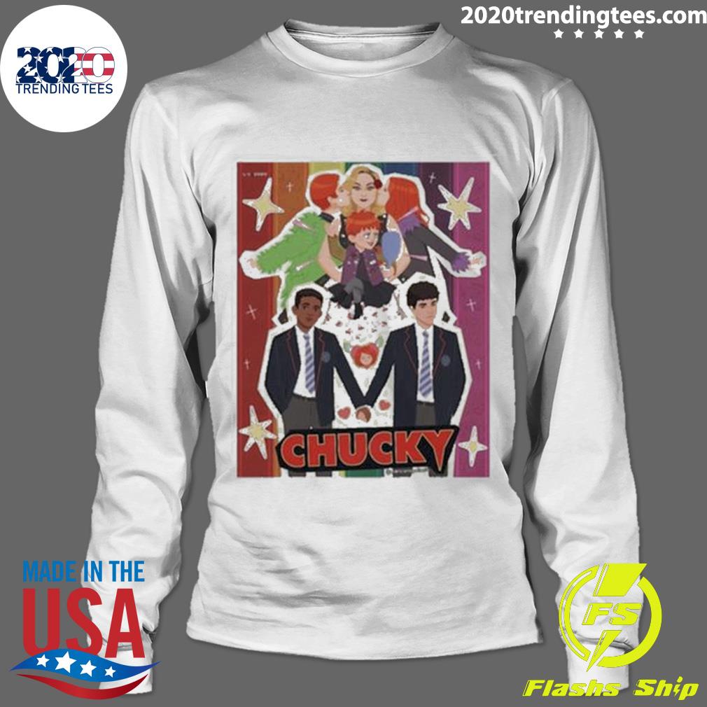 Chucky Pride Nbcu 2023 - Adult & Kids T-Shirts, Sweatshirts & Hoodies apparel design preview 4