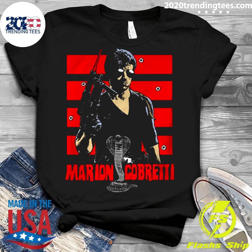 Cobra Marion Cobretti Vintage - Adult & Kids T-Shirts, Sweatshirts & Hoodies apparel design preview 3