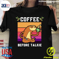 Coffee Before Talkie Sloth - Adult & Kids T-Shirts, Sweatshirts & Hoodies apparel design preview 1