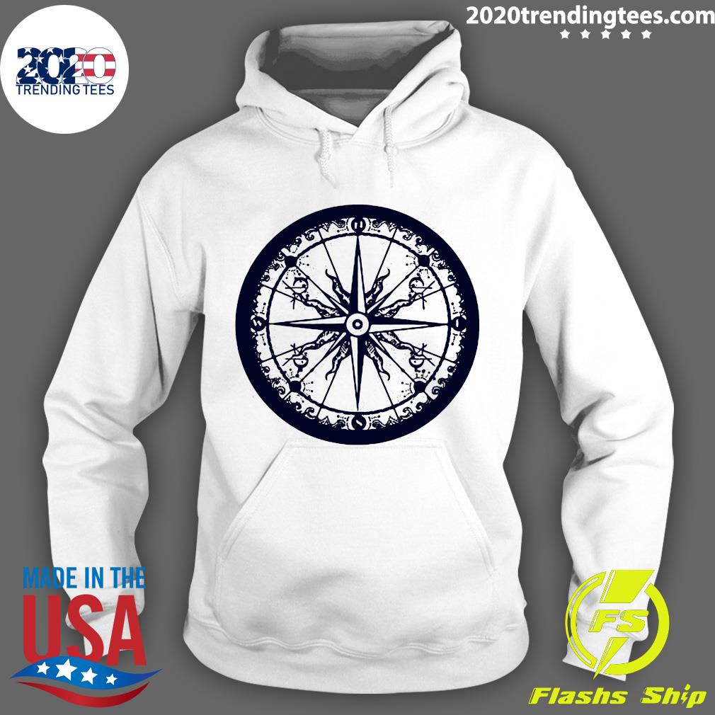 Compass Sailing Hiking Adventure - Adult & Kids T-Shirts, Sweatshirts & Hoodies apparel design preview 2