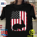 Cool Bunny Animals Retro USA American Flag - Adult & Kids T-Shirts, Sweatshirts & Hoodies apparel design preview 1