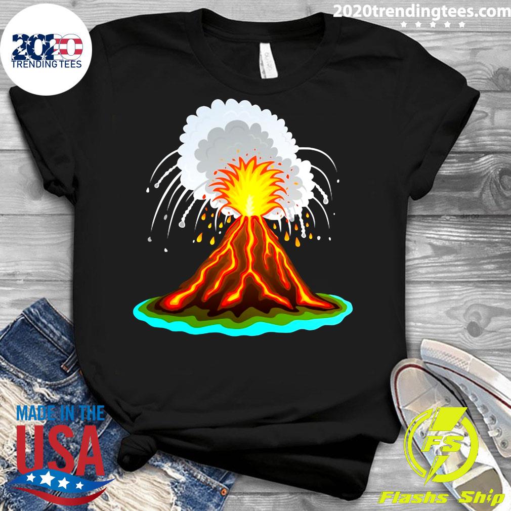 Cool Volcano Eruption Volcanic Lava Magma - Adult & Kids T-Shirts, Sweatshirts & Hoodies apparel design preview 3