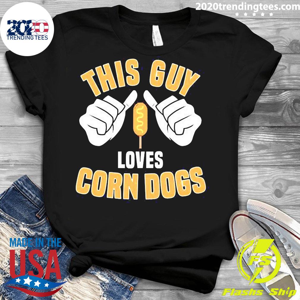Corn Dog Quote Food Love Chilli Hot Dogs - Adult & Kids T-Shirts, Sweatshirts & Hoodies apparel design preview 3