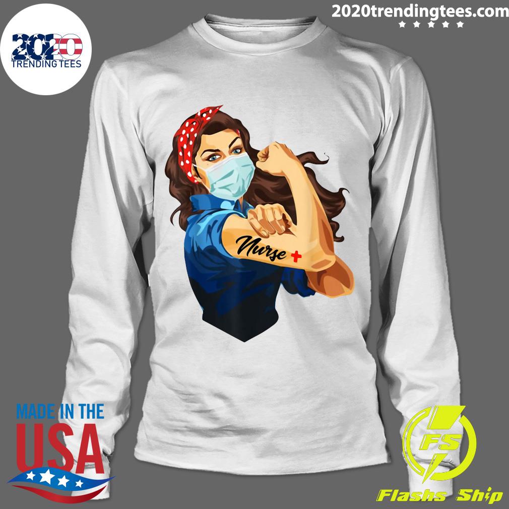 Coronavirus 2020 Nurse Strong - Adult & Kids T-Shirts, Sweatshirts & Hoodies apparel design preview 4