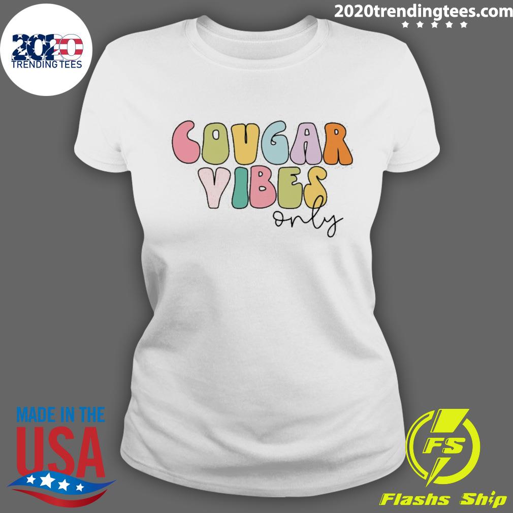 Cougar Vibes Only - Adult & Kids T-Shirts, Sweatshirts & Hoodies apparel design preview 3