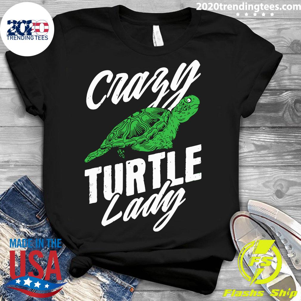 Crazy Turtle Lady Funny Turtles - Adult & Kids T-Shirts, Sweatshirts & Hoodies apparel design preview 3