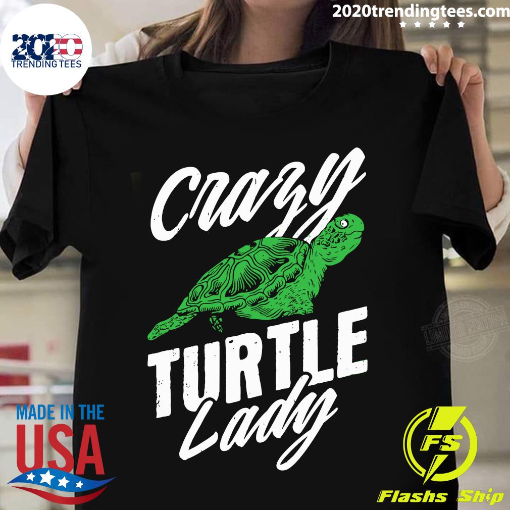 Crazy Turtle Lady Funny Turtles - Adult & Kids T-Shirts, Sweatshirts & Hoodies apparel design preview 1