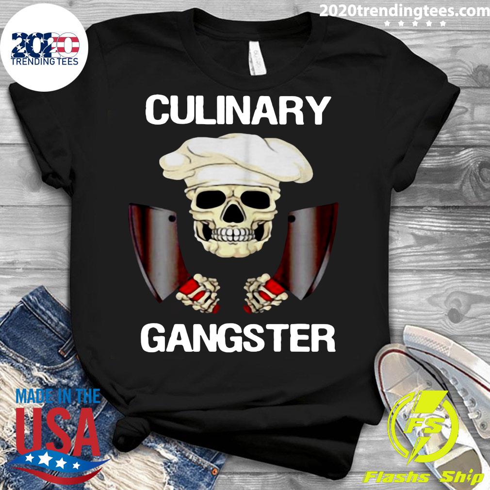 Culinary Gangster For A Cool Cooking - Adult & Kids T-Shirts, Sweatshirts & Hoodies apparel design preview 3