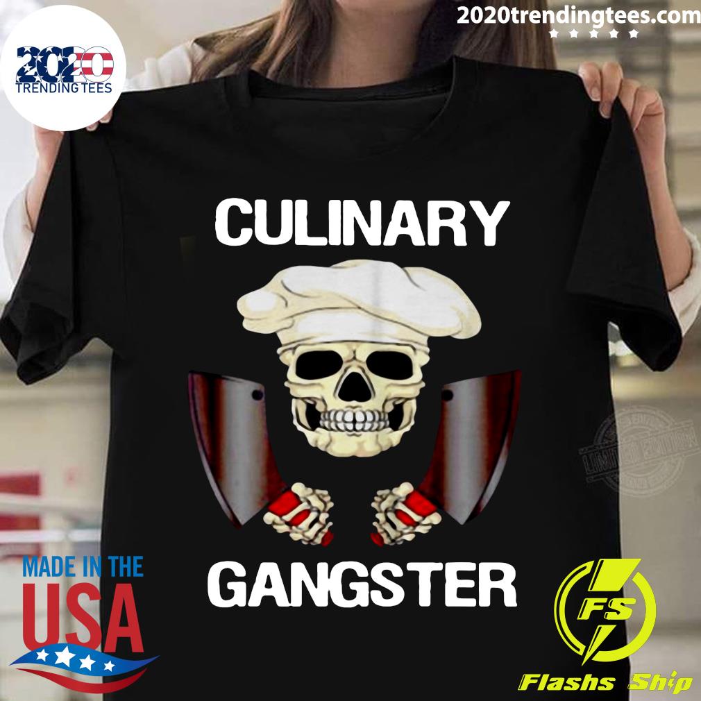 Culinary Gangster For A Cool Cooking - Adult & Kids T-Shirts, Sweatshirts & Hoodies apparel design preview 1